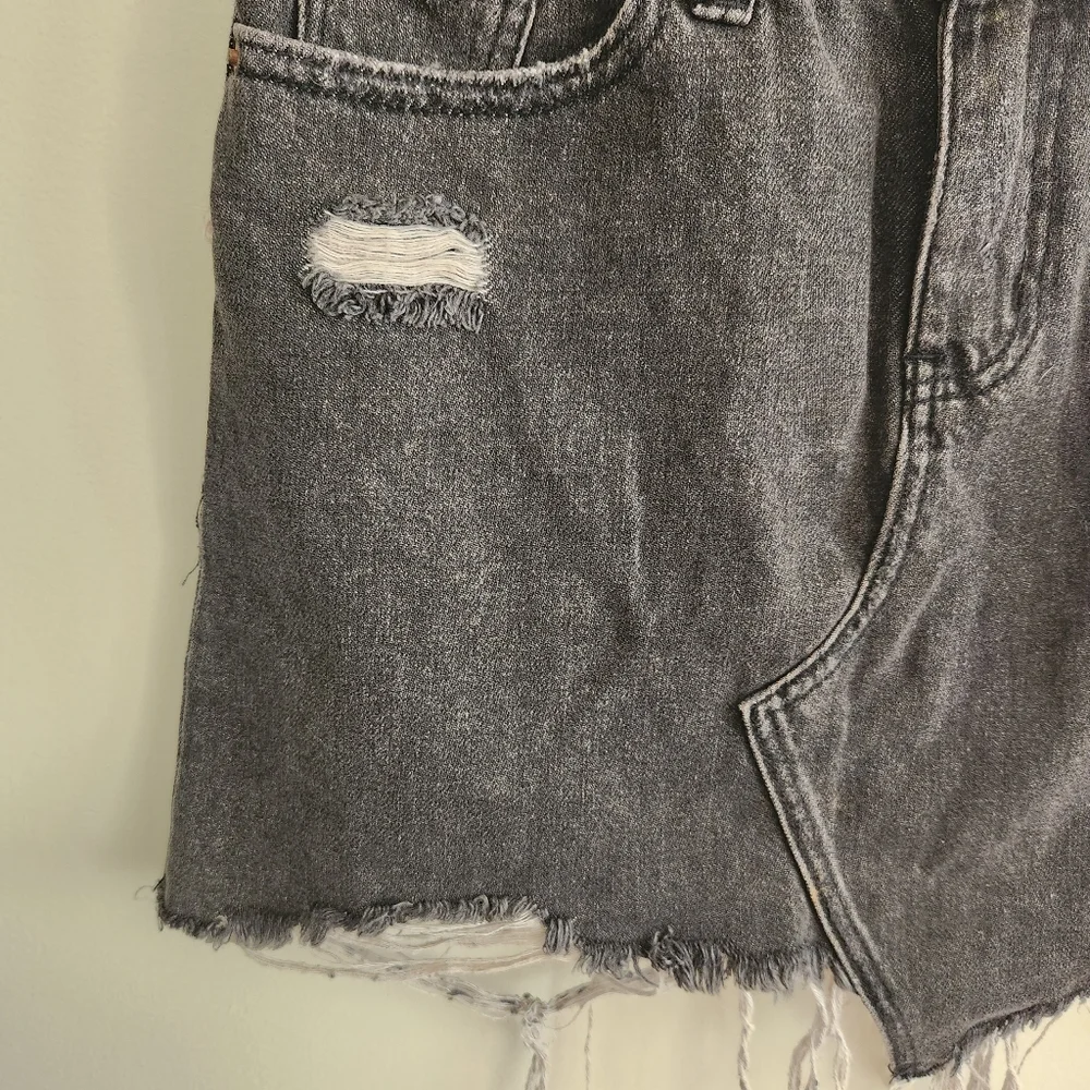 Urban Outfitters BDG Cut Off Denim Skirt - Picture 2 of 5